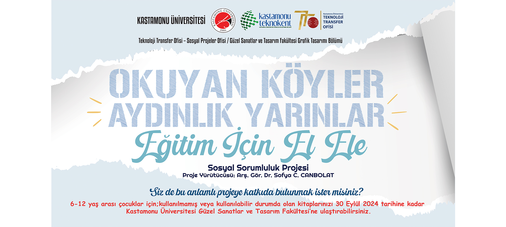 Dr. Sofya C. Canbolat yürütücülüğünde “Okuyan Köyler Aydınlık Yarınlar