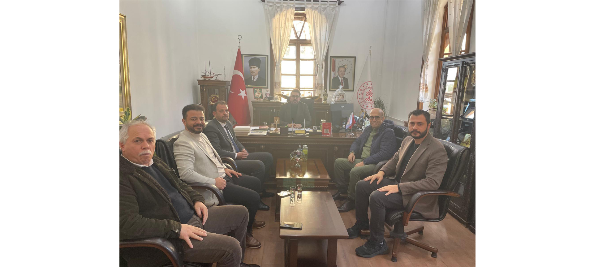 Fakültemiz Dekanı Prof. Erol YILDIR Kastamonu İl Kültür ve Turizm Müdürünü Makamında Ziyaret Ettiler