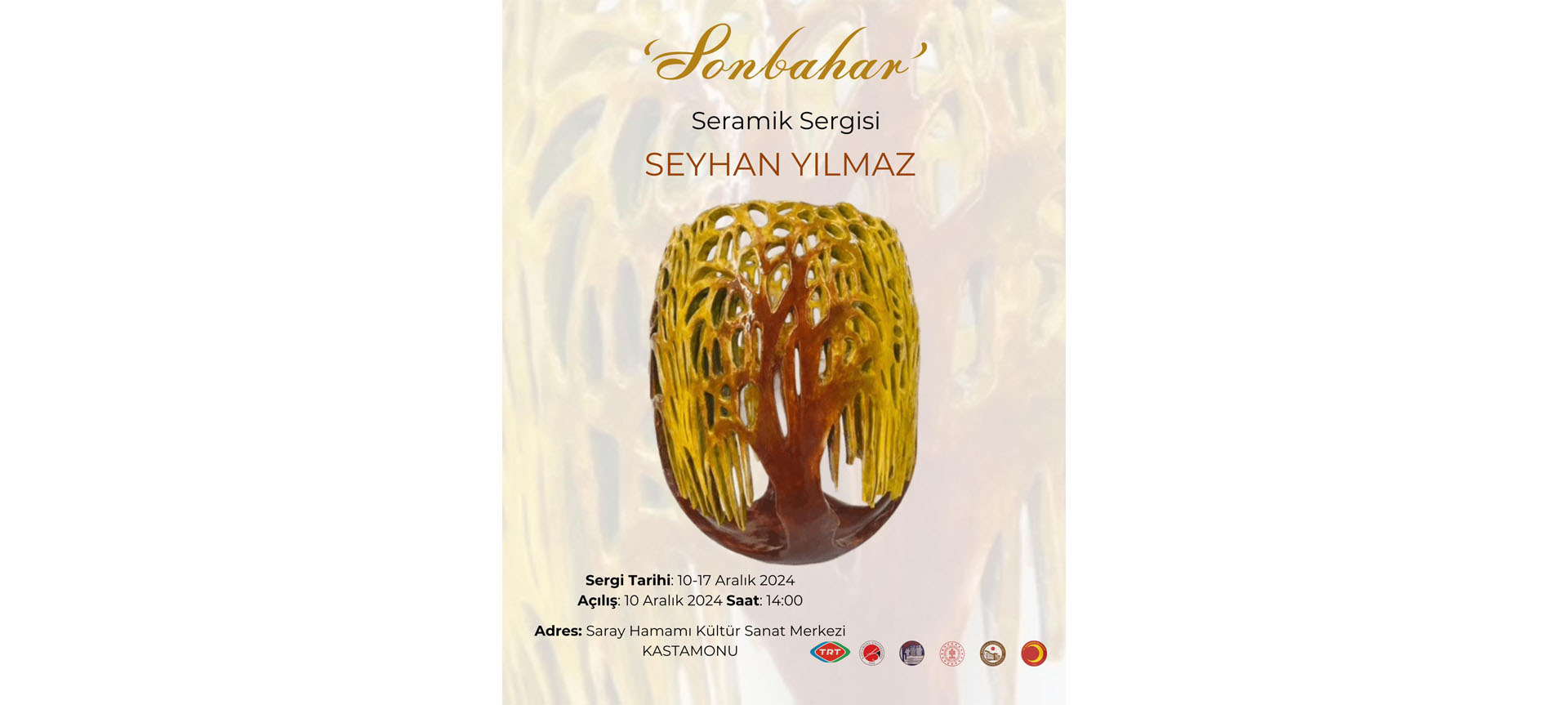 Fakültemiz Seramik ve Cam Bölümü Öğretim Üyesi Prof. Seyhan YILMAZ'ın 