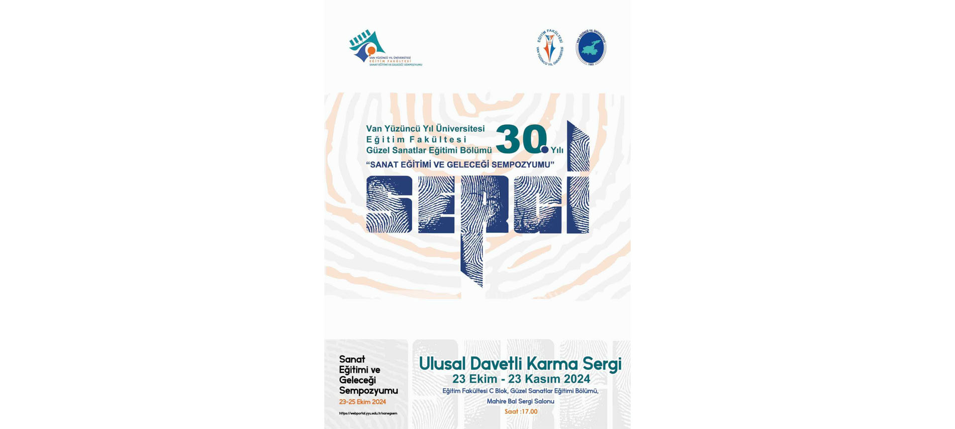 Öğretim Üyelerimiz “Sanat Eğitimi ve Geleceği Sempozyumu” Kapsamında Gerçekleştirilen Ulusal Davetli Karma Sergiye Katıldı
