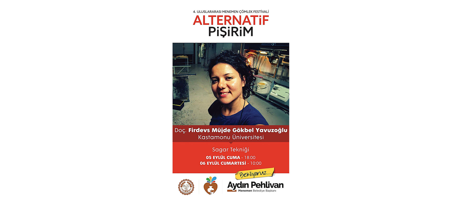 Fakültemiz Öğretim Üyesi Doç. F. Müjde GÖKBEL YAVUZOĞLU 4. Uluslararası Menemen Çömlek Festivalinde Atölye Çalışması Gerçekleştirdi