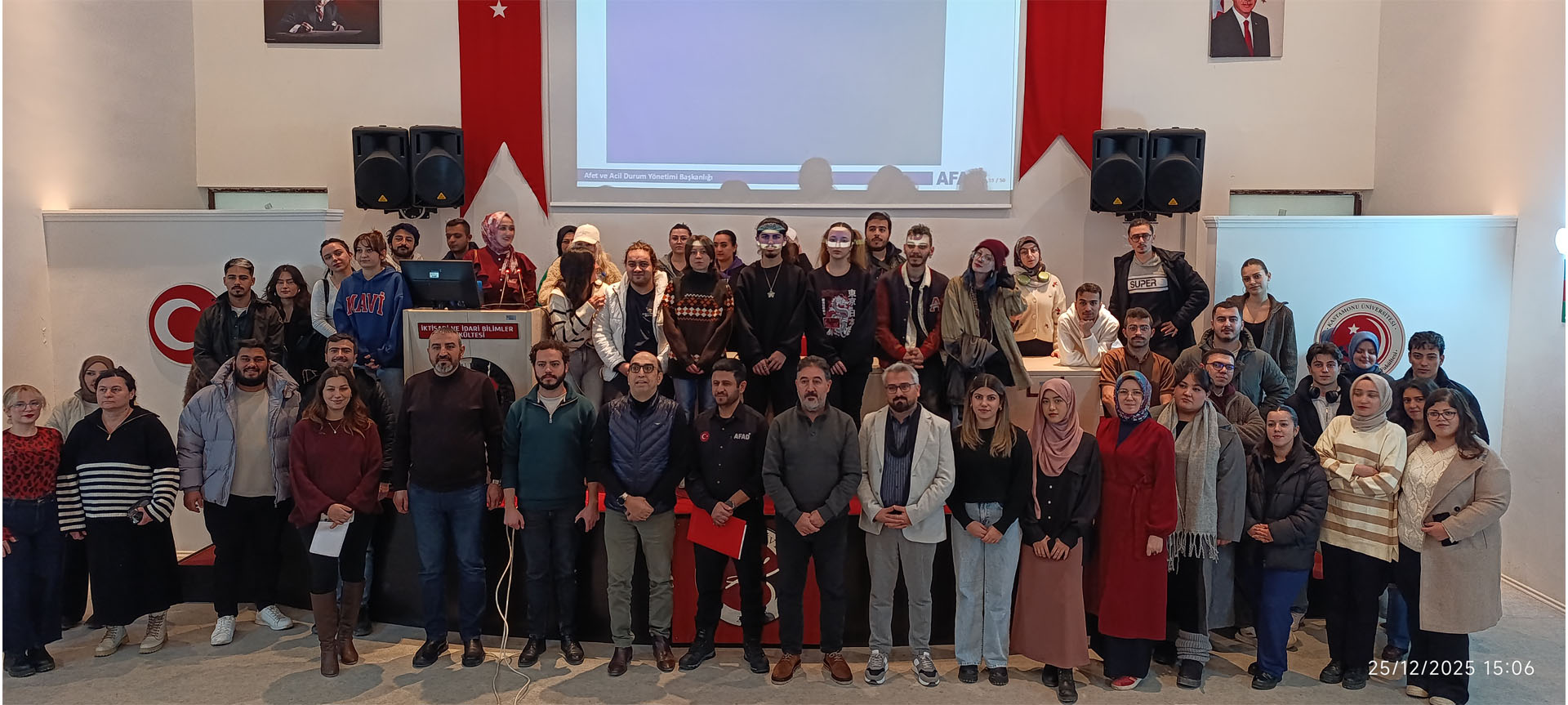 Fakültemiz Öğrencilerine Yönelik “Afet Farkındalık Eğitimi” Düzenlendi