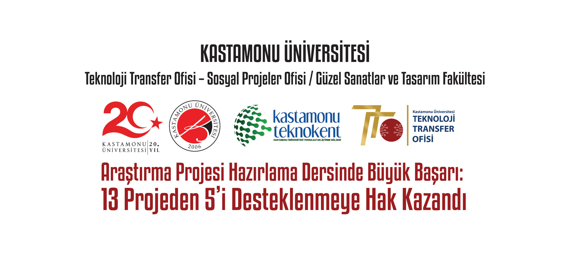 Araştırma Projesi Hazırlama Dersinde Büyük Başarı: 13 Projeden 5’i Desteklenmeye Hak Kazandı