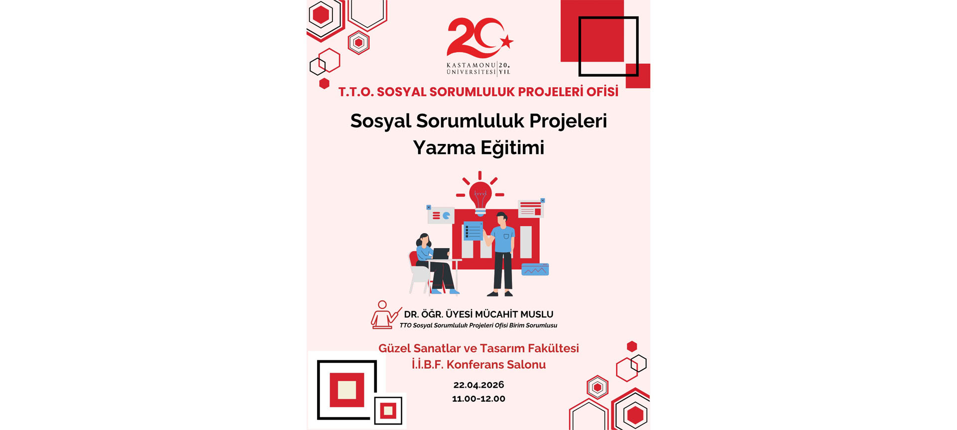 Fakültemizde Sosyal Sorumluluk Proje Yazma Eğitimi Gerçekleştirildi