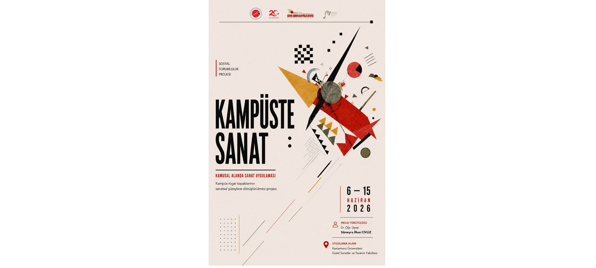 Kampüste Sanat Sosyal Sorumluluk Projesi Tamamlandı