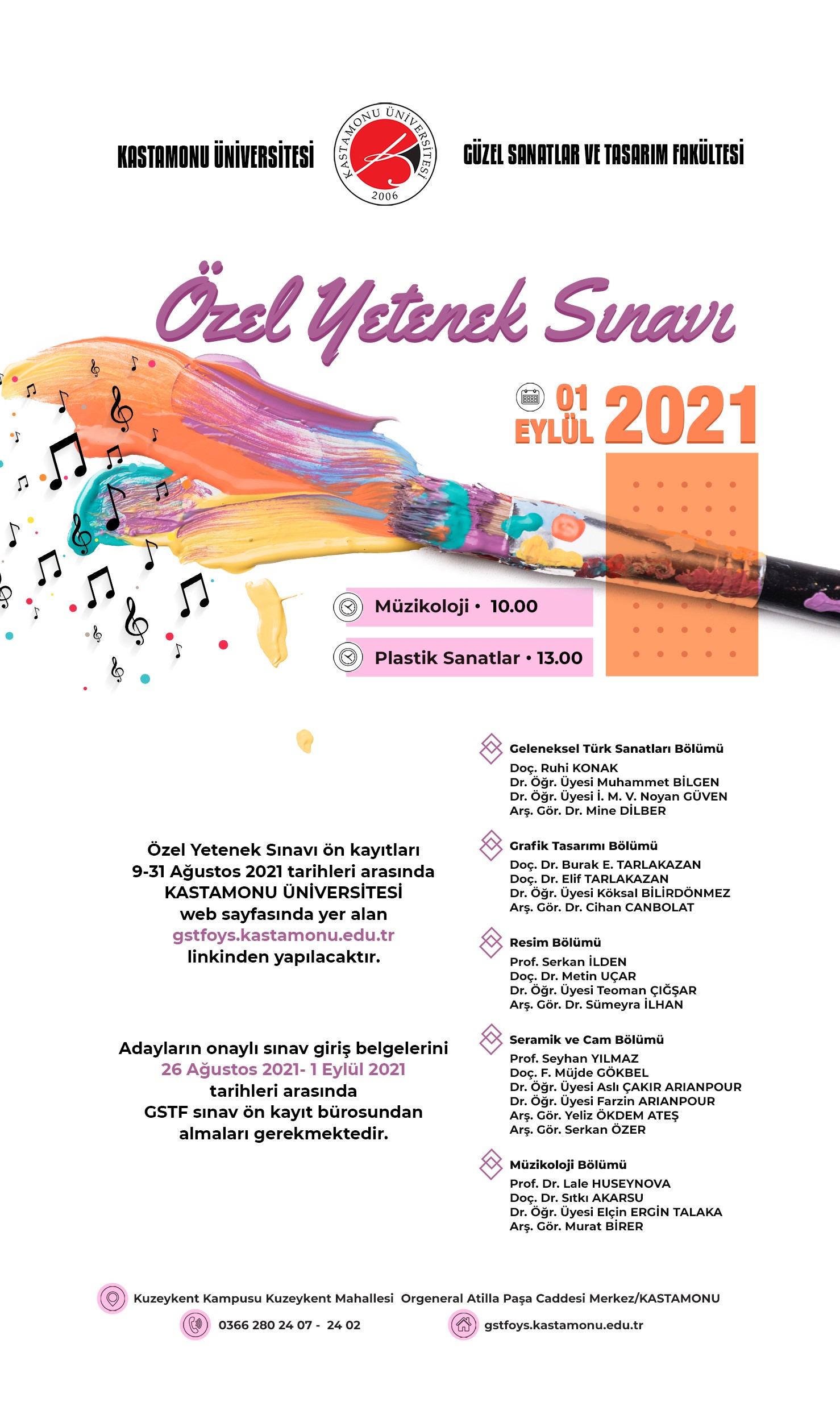 2021 2022 ÖZEL YETENEK SINAVI AFİŞİ copy